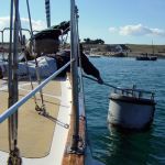 prise de coffre stage de voile